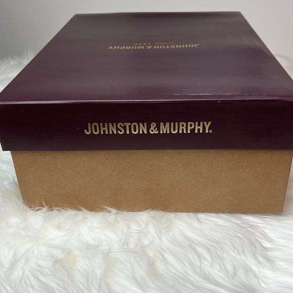 Johnston & Murphy Empty Shoe Boot Box Gift Box with Tissue Paper and Card - Picture 3 of 13